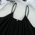 String Shoulder Split Dress - DippedShop Wholesale - #9715