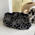 Floral Embroidered Lace Cosmetic Bag - DippedShop Wholesale - #9491