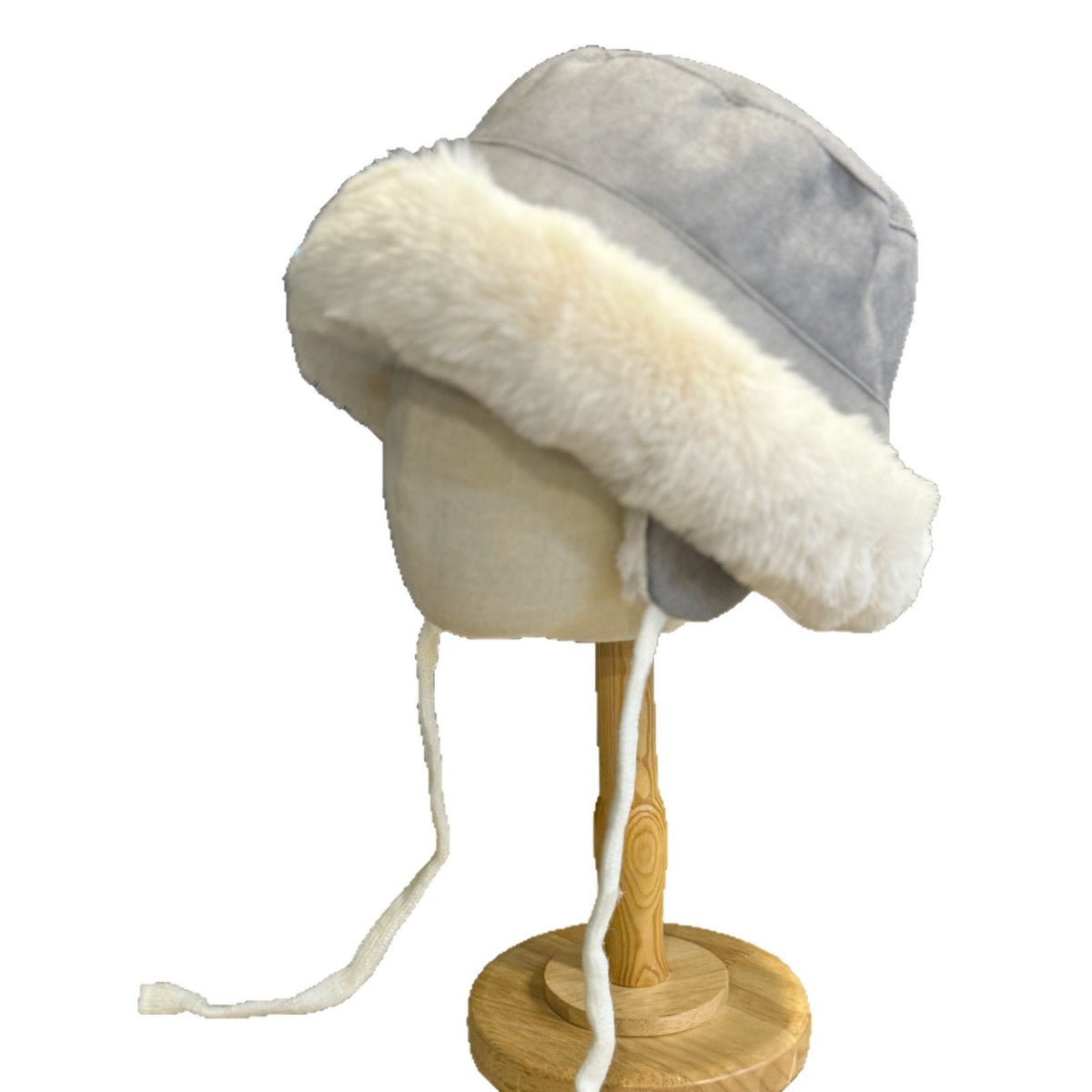 Fleece Earflap Bucket Hat - DippedShop Wholesale - #3779