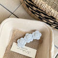 Simple 3D Flower Acetate Duckbill Hair Clip 6W6HCP1249