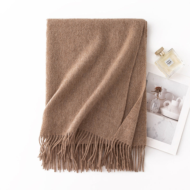 Minimalist Solid Color Wool Scarf 6W6NSW282