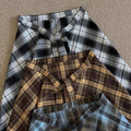 Fashion Plaid Half Skirt Tie Waist Hip Scarf 6W1SL43