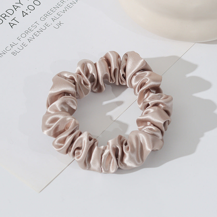 Simple Solid Color Ruffled Hair Scrunchies 6W6HSR332