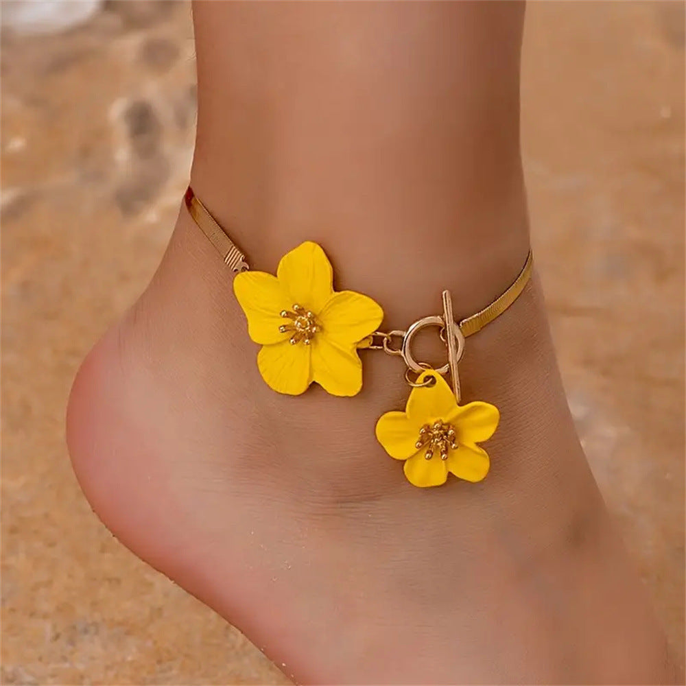 Boho Big Flower Beach Chian An - DippedShop Wholesale - #5859