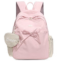 Sweet Solid Color Bowknot Large Capacity Backpack 6S10BBG1449