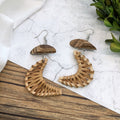 Rattan Dangle Earrings Beach - DippedShop Wholesale - #2019
