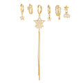 Stylish Gold Plated Moon Penda - DippedShop Wholesale - #2163