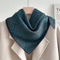 Color Block Silk Scarf - DippedShop Wholesale - #4019