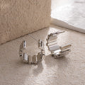 C-Shaped Stud Earrings - DippedShop Wholesale - #4611