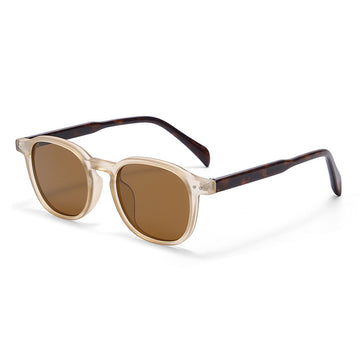 Round Simple Daily Polarized Sunglasses DP25B629