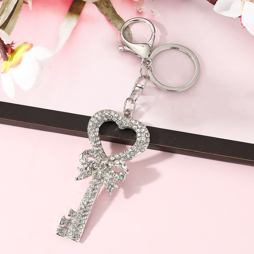 Bowknot Rhinestone Bag Charm - DippedShop Wholesale - #4131