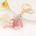 Funny Rhinestones Dolphin Pendant Keychain Bag Charm 6W10BBC632
