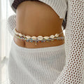 Boho Multi-Color Layered Beaded Waist Chain 8ZA6JBC94T