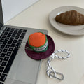 Creative Color Contrast Hat Shape Earbud Case 6S10BWB108