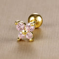 Trendy Gold Plated Butterfly P - DippedShop Wholesale - #6867