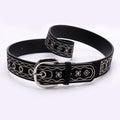 Retro Embroidery Pattern Waist PU Leather Belt MK2LEEP6W6JBT42