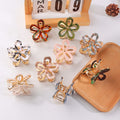 Danity Colorful Flower Mini Metal Hair Claw MK2PPM6W6HCP357