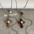 Cross Pendant Chain Necklace - DippedShop Wholesale - #8787