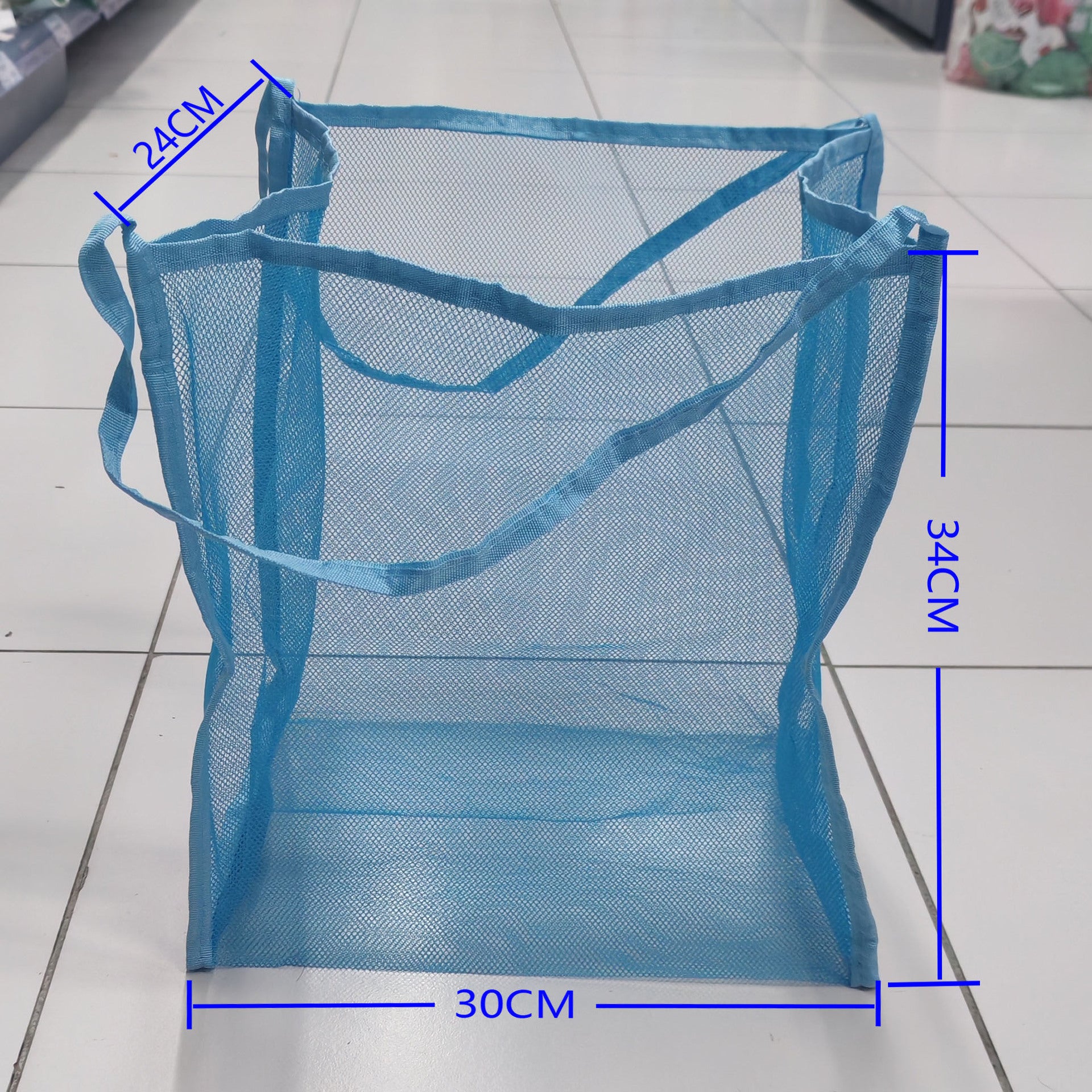 Solid Color Transparent Mesh Storage Bag 8BW6BOB79L