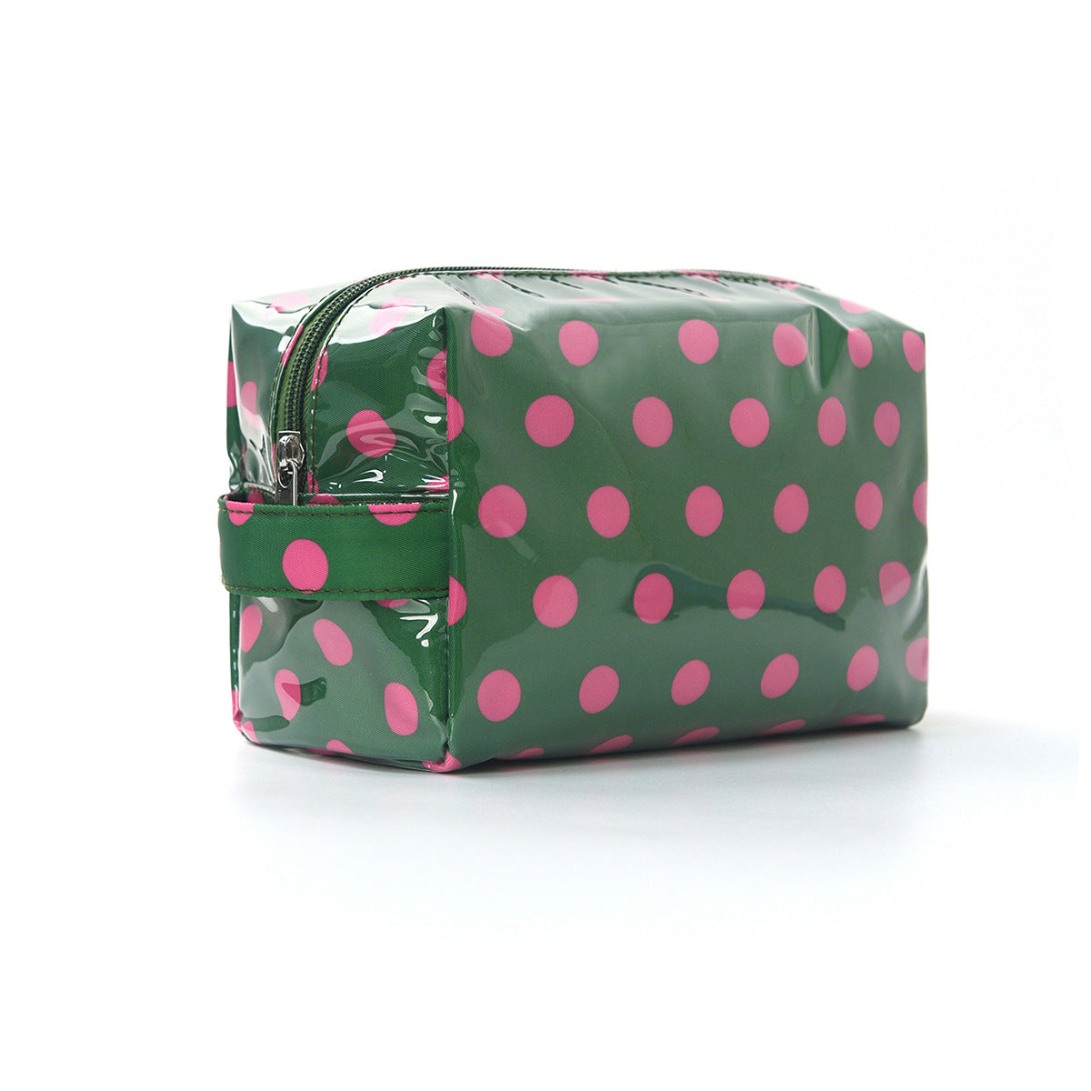 Simple Color Block Striped PVC Cosmetic Bag MK2BLW6C5CO07
