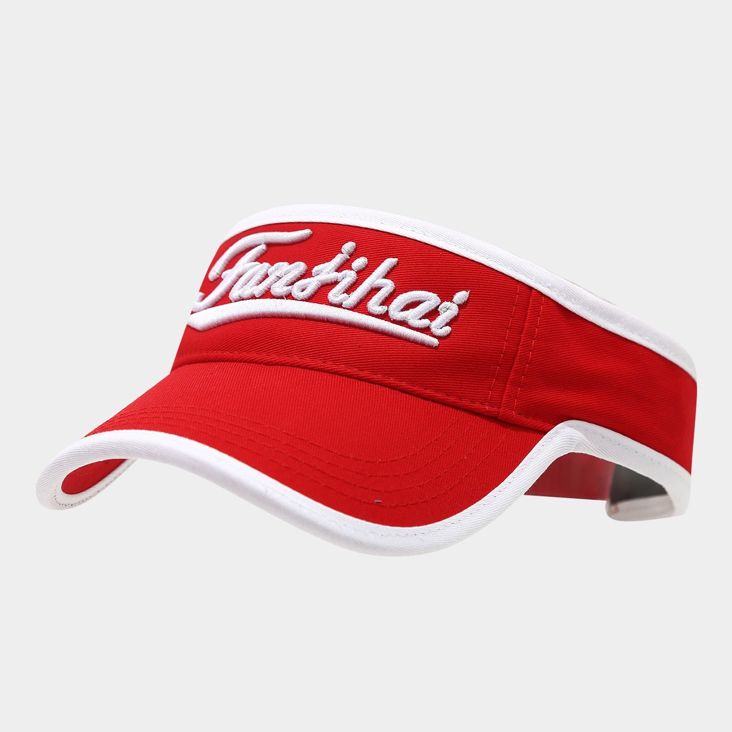 Summer Letters Embroidery Empty Top Sun Hat MK2COK6W6HAT369