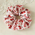 Cute Christmas Snowflake Print Elastic Hair Scrunchie 6W6HSR443