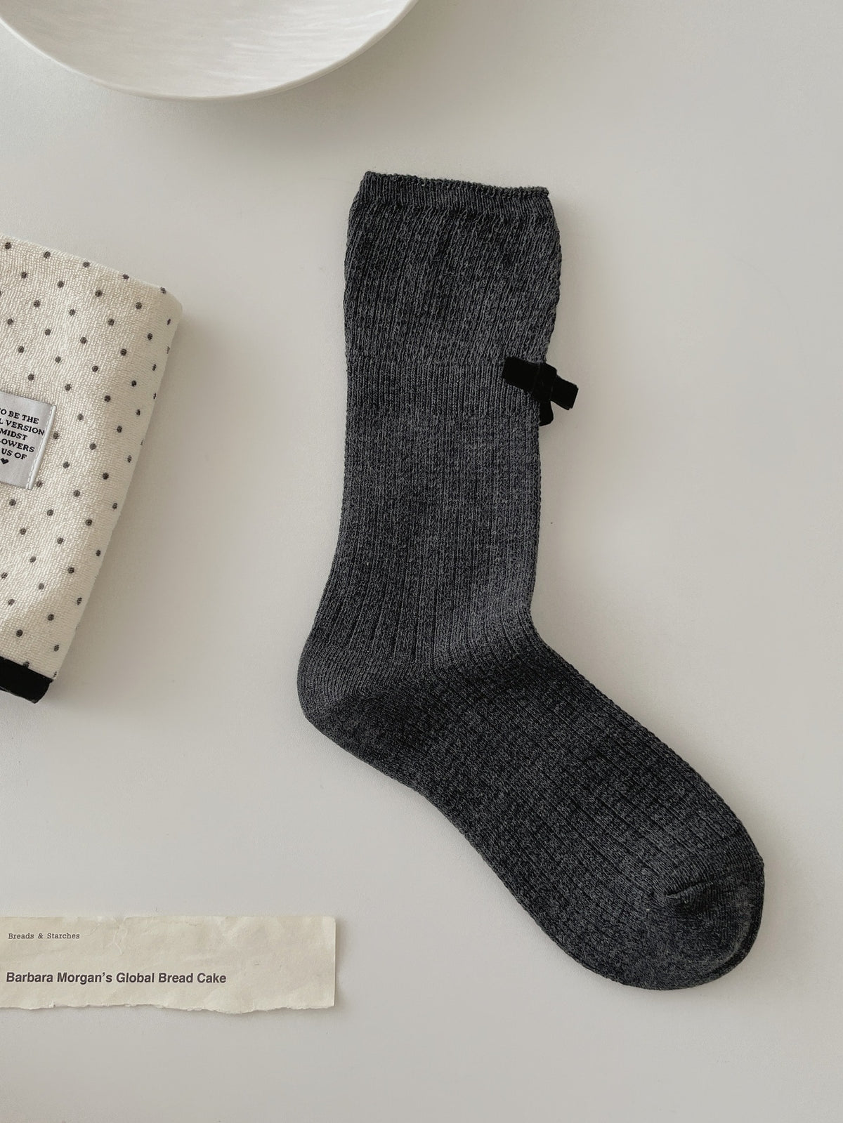 Bowknot Cotton Crew Socks - DippedShop Wholesale - #1267