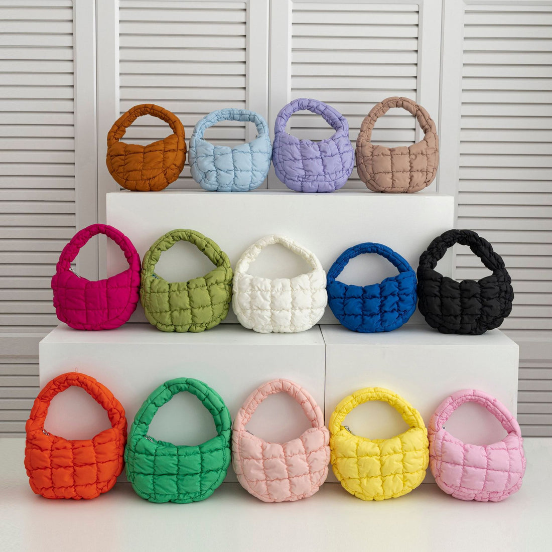 Solid Color Cloud Bag Cute Mini Handbag DP6845