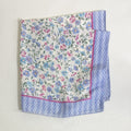Sweet Butterfly Print Solid Color Silk Scarf 6W6NSI263