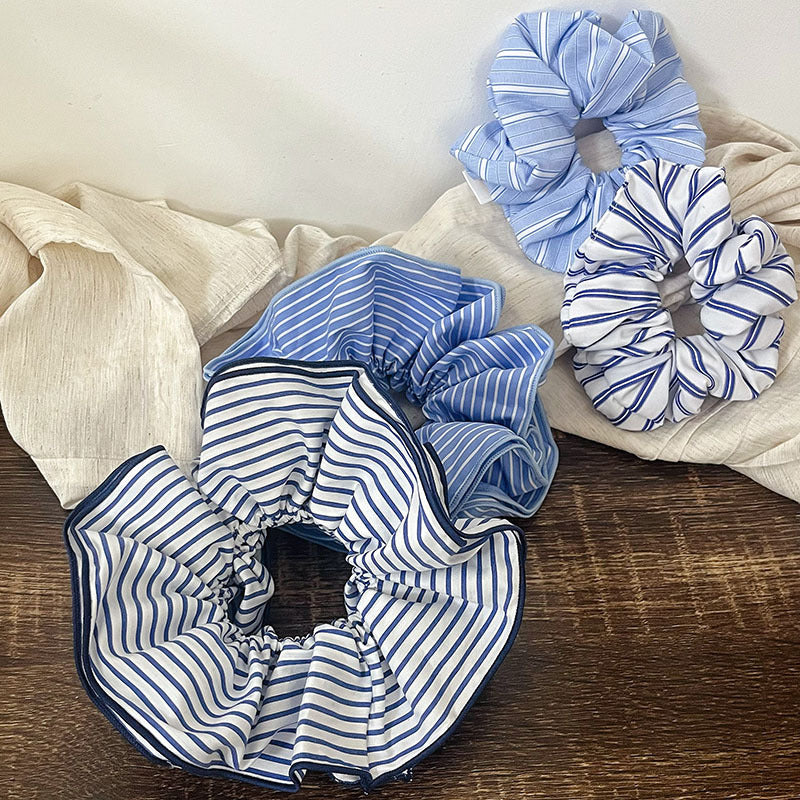 Simple Layered Stripe Hair Scrunchie MK2BLW6W6HSR37