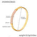 Elegant Cubic Zirconia Geometr - DippedShop Wholesale - #3299