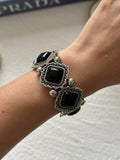 Vintage Irregular Geometric Stone Beaded Bracelet 6W6JBR511