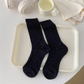 Solid Bow Mesh Socks - DippedShop Wholesale - #9363