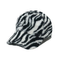 Vintage Leopard Print Faux Fur Baseball Cap 6W6HAT820