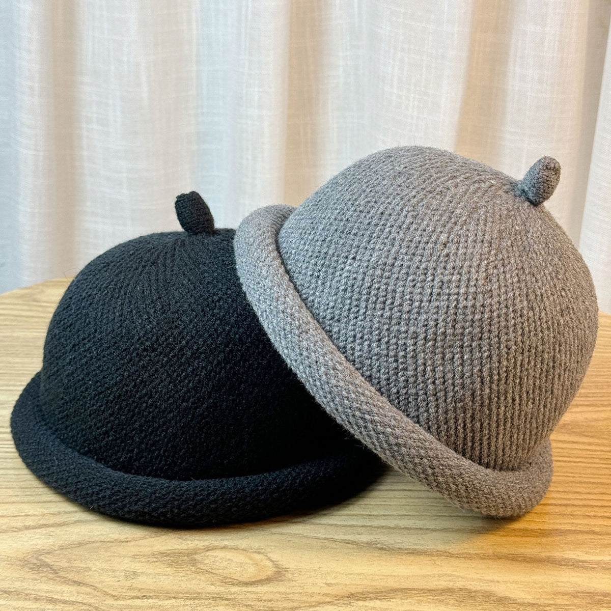 Rolled Cuff Knit Beanie - DippedShop Wholesale - #3043