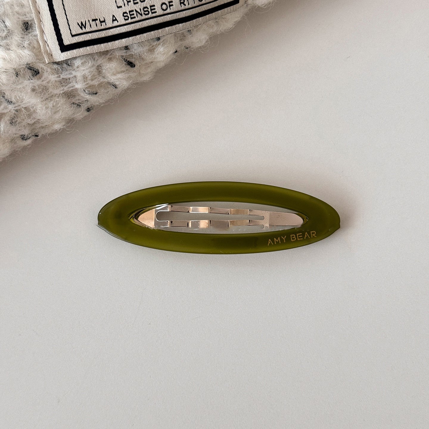 Minimalist Oval Hair Clip - DippedShop Wholesale - #5971