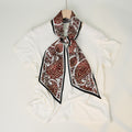 Striped Silk Scarf - DippedShop Wholesale - #9427