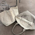 Stylish Reversible Striped Canvas Tote Bag MK2BLW6W10BBG576