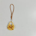 Casual Hand-Crocheted Mini Keychain Bag Charm 6W10BBC349