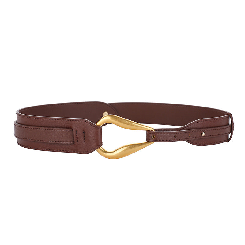 Trendy Uniuqe Buckle Jeans Belt Leather Belt 6W6JBT176