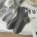 Elegant Bow Knot Warm Wool Blend Slouch Socks 6W8FSO541
