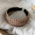 Stylish Hand Woven Hollow Out Wide Headband MK2SPM6W6HBD02