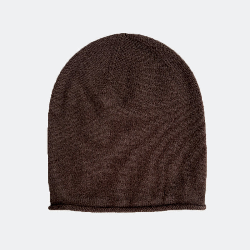 Slouchy Warm Solid Color Knit Beanie Hat 6W6HAT545