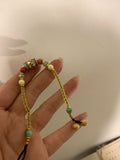 Boho Style Handmade Beaded Braided Chain Bracelet 6W6JBR476