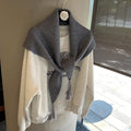 Knit Triangle Scarf Shawl - DippedShop Wholesale - #6483