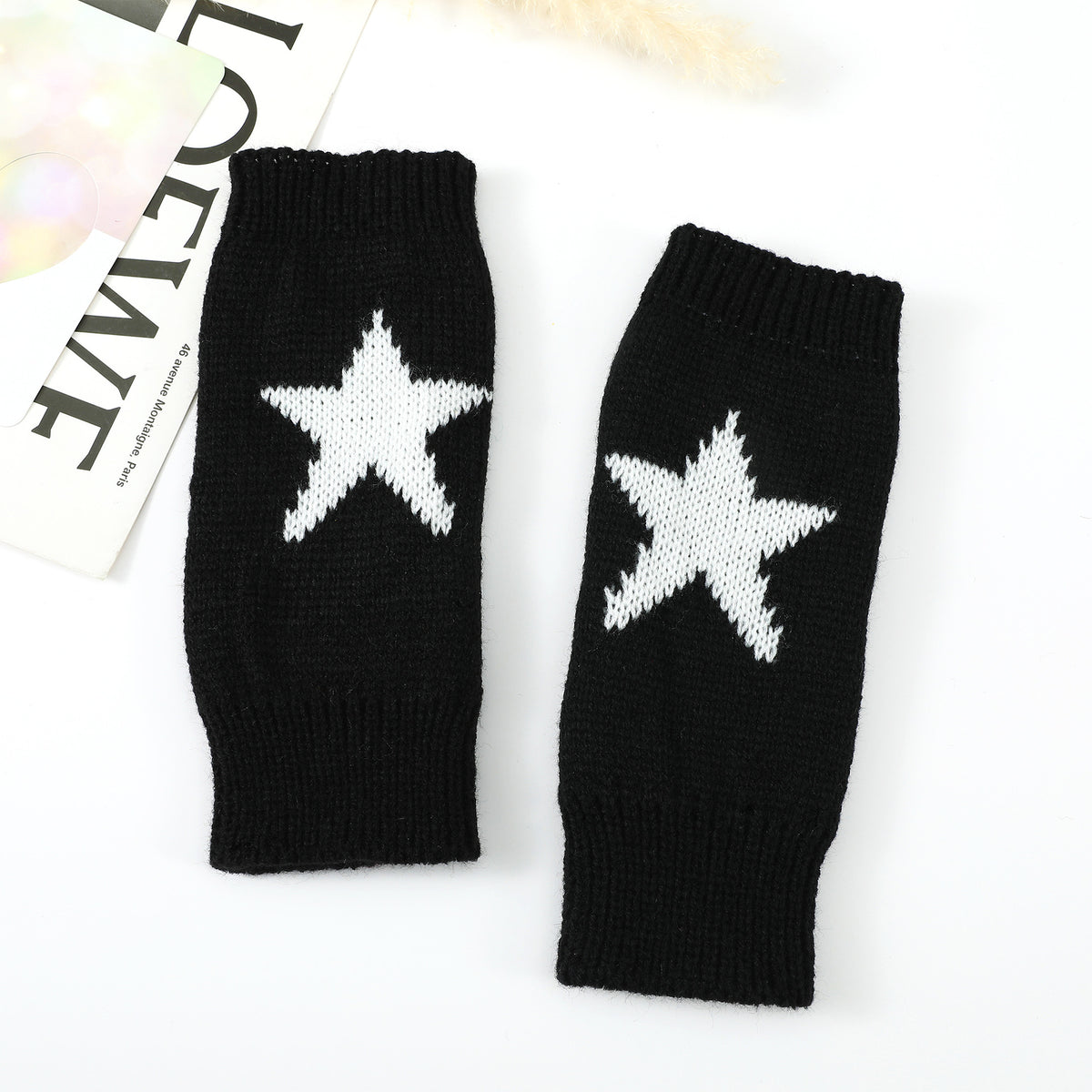 Knit Fingerless Arm Warmers - DippedShop Wholesale - #6755