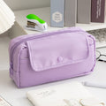 Stylish Solid Color Large Capacity Pencil Pouch 6S10BOB1046