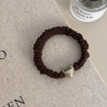 Metal Heart Elastic Hair Tie - DippedShop Wholesale - #7011