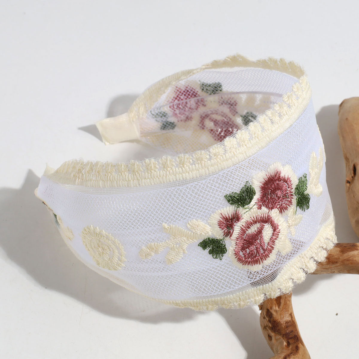 Sweet Floral Embroidery Non Slip Headband MK2PIM6W6HBD79