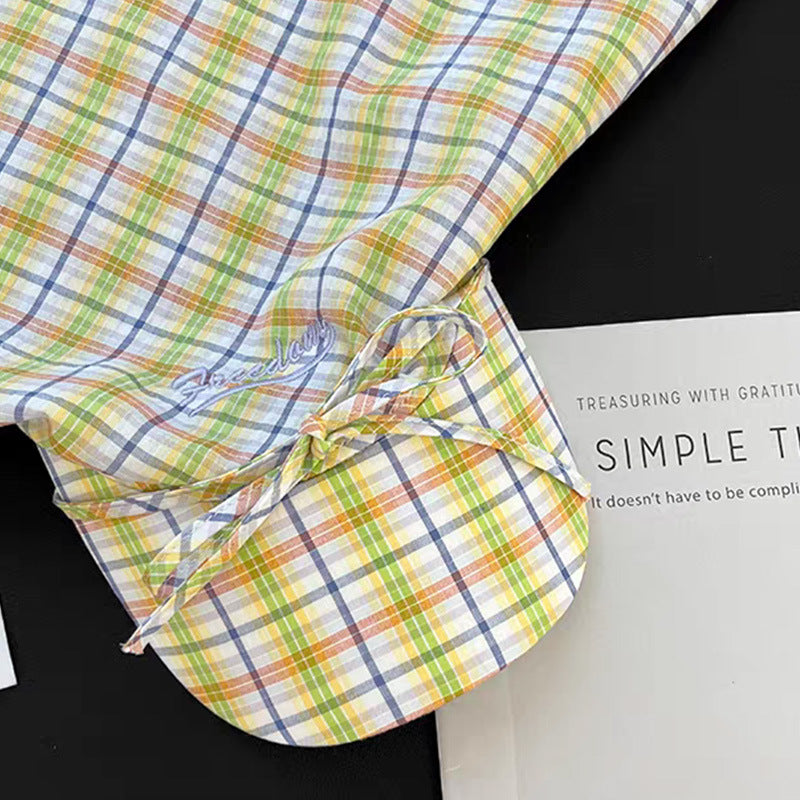Classic Plaid Bow Tie Bandana Baseball Cap MK2BW6W6HAT101